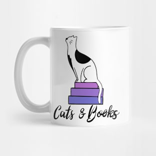 Cats and Books Mug